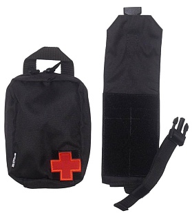 Аптечка Strike отрывная, черная