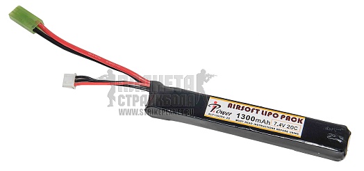 детальное фото для раздела Аккумулятор iPower LiPo 7.4В, 1300мАч, 20C, АК интернет-магазин "Планета страйкбола»