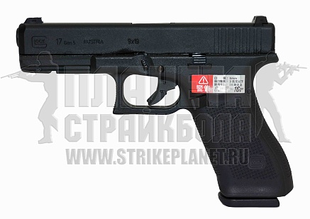 фото детально umarex пистолет glock 17 gen. 5 gbb (um3t-g17g5-bk01) интернет-магазин "Планета страйкбола"