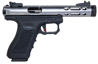 Пистолет WE Galaxy G Series silver , greengas (we-gx01-sv)