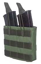 детальное фото Подсумок Strike под 2 магазина АК без клапана, хаки интернет-магазин "Планета страйкбола"