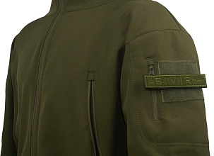 Нашивка Strike Группа крови AB (IV) Rh+, олива