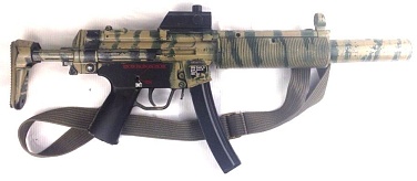 детальное фото для раздела Пистолет-пулемет ICS MP5 SD6, пластик, камуфляж + коллиматор NcStar, не стреляет (Б/У) интернет-магазин "Планета страйкбола»