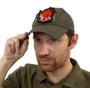 Нашивка Strike "Cyberpunk 2077. Группа Самурай / Samurai. Эмблема" 85 мм