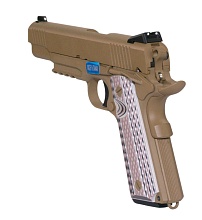 Пистолет WE Colt M45A1, greengas, tan (we-e015-tan)
