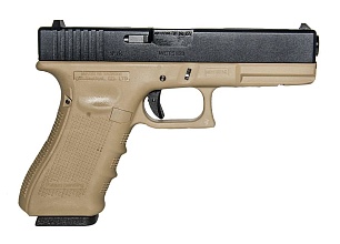 WE Пистолет Glock 18с gen.4, tan (gp617b)