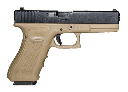 WE Пистолет Glock 18с gen.4, tan (gp617b)