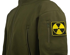 Нашивка Strike "Радиация квадрат" 80 мм