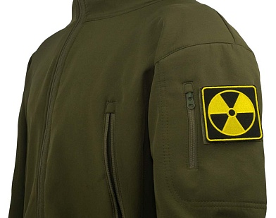 Нашивка Strike "Радиация квадрат" 80 мм
