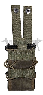 детальное фото Подсумок магазина АКМ 2шт. ССО Raid molle олива интернет-магазин "Планета страйкбола"