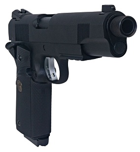 Пистолет KJW Colt M1911 MEU, с резьбой под глушитель, greengas (kp-07-tbc.gas)