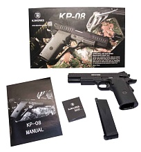 Пистолет KJW Colt Hi-Capa greengas (kp-08)