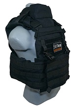 Защита шеи Strike, черный кордура