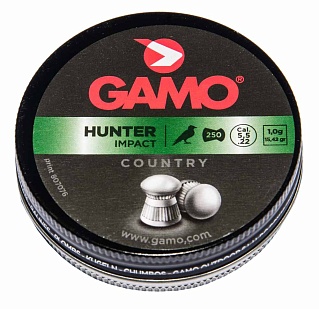 пули для пневматики gamo hunter 55 мм 250шт