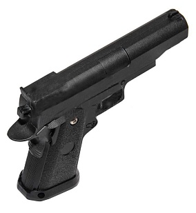 Galaxy Пистолет COLT 1911 PD mini с глушителем, спринг (g10a)