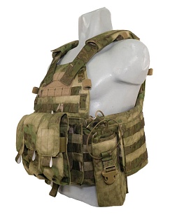 Плитоносец EMERSON LBT 6094A, A-TACS FG Camo (EM7440G FG) с подсумками
