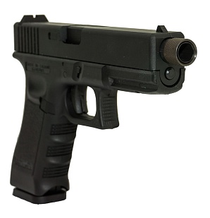 KJW Пистолет Glock 17, грингаз, резьба под глушитель (kp-17-tbc)