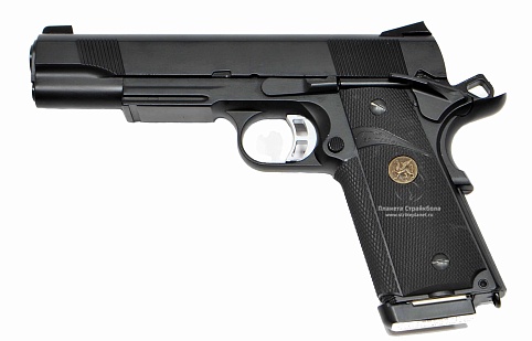 фото детально kj works пистолет m1911 meu rail интернет-магазин "Планета страйкбола"