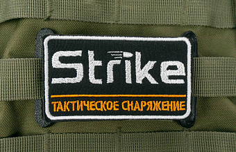 Патч панель стропа Strike 50х70 мм липучка велкро на MOLLE для нашивок / шевронов, олива