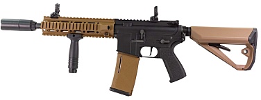 фото детально автомат arcturus lwt mk-ii cqb 10" sport aeg se® black-tan (at-st02-cq-se-bt) интернет-магазин "Планета страйкбола"