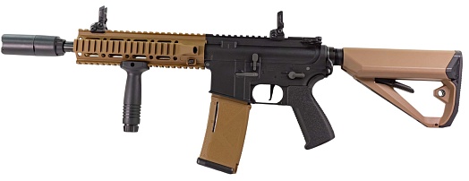 фото детально автомат arcturus lwt mk-ii cqb 10" sport aeg se® black-tan (at-st02-cq-se-bt) интернет-магазин "Планета страйкбола"