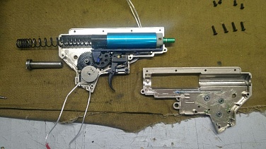 Автомат G&G M4A1 RIS, 130 м/с, бокс для АКБ AN/PEQ 16 (Б/У)