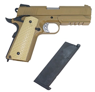 WE Пистолет Colt Desert Warrior 4.3, GreenGas, tan (WE-E011-T)