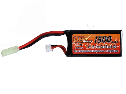 детальное фото для раздела Аккумулятор VB LiPo 7.4в 1500мАч, блок интернет-магазин "Планета страйкбола»