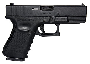 WE Пистолет Glock 19 Gen.4, greengas (we-g003b-bk)