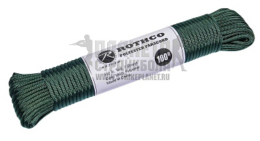 детальное фото Шнур из паракорда Rothco 30м. зеленая листва интернет-магазин "Планета страйкбола"