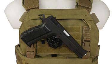 Кобура Strike TRIG для пистолета CZ75 на MOLLE, пластик, черный