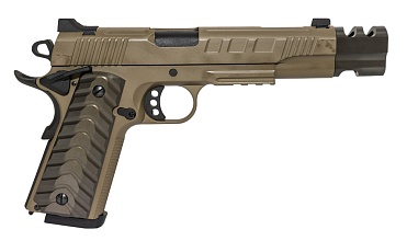 Пистолет KJW M45A1 / Colt 1911 - FDE, greengas (kp-16-gas)
