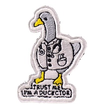 детальное фото Нашивка Strike "Trust me, I'm a DUCKtor" интернет-магазин "Планета страйкбола"