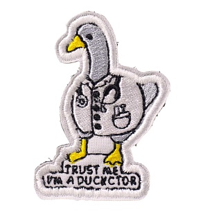 детальное фото Нашивка Strike "Trust me, I'm a DUCKtor" интернет-магазин "Планета страйкбола"