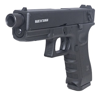 KJW Пистолет Glock 18, грингаз, резьба под глушитель (kp-18-tbc)