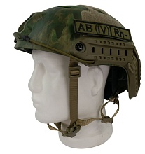 Нашивка Strike Группа крови AB (IV) Rh-, черный олива