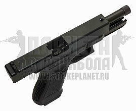 KJW Пистолет Glock 18, greengas, резьба под глушитель (kp-18tbc.gas-bk)