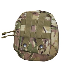 Подсумок утилитарный вертикальный на 4 молле, мультикам (Б/У)