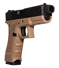 KJW Пистолет Glock 17, CO2, резьба под глушитель, tan (kp-17-tbc.co2-tan)