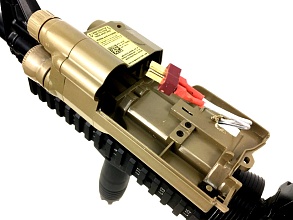 Автомат G&G M4A1 RIS, 130 м/с, бокс для АКБ AN/PEQ 16 (Б/У)