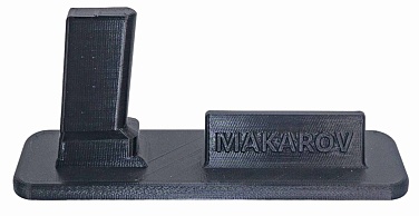 Подставка Strike для пистолета Макарова ПМ черная, 3D печать пластик