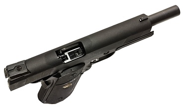 Пистолет WE Colt M1911 MEU Rail, greengas (we-e008b-bk)