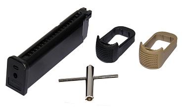 Магазин WE Glock 17, 18, 19 25 шаров CO2 (mg-g17c)