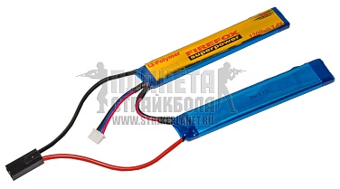 детальное фото для раздела Аккумулятор Firefox LiPo 7.4в, 1200мАч, 20C, 2 лепестка интернет-магазин "Планета страйкбола»