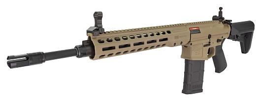 Cyma Винтовка Barrett REC10 Platinum version, Mosfet, 16", tan, без акб и зу (rec.001 tn)