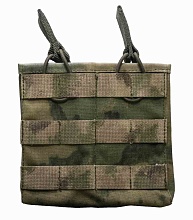 детальное фото Подсумок Strike под 2 магазина АК / AR без клапана, A-TACS Camo кордура интернет-магазин "Планета страйкбола"