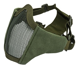 детальное фото Маска Kingrin с регулирующимся ремнем олива (ma-42-od) интернет-магазин "Планета страйкбола"