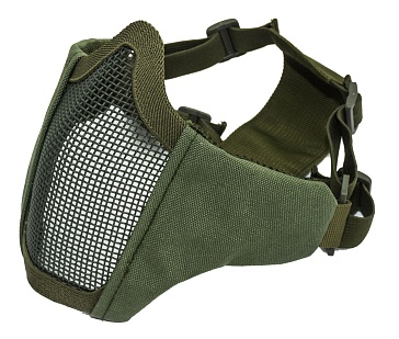 детальное фото Маска Kingrin с регулирующимся ремнем олива (ma-42-od) интернет-магазин "Планета страйкбола"