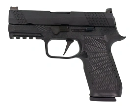фото детально we пистолет sig sauer p-320 m18, greengas (we-f008-bk) интернет-магазин "Планета страйкбола"