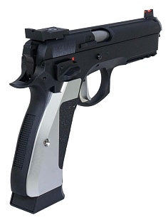 Пистолет KJW CZ SP-01 ACCU GBB, greengas (sp-01-accu)